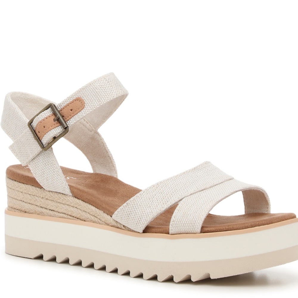 NWT TOMS Louisa Platform Sandal, Size 9.5